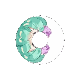 A Cartoon Drawing Of A Person In A Circle With A White Background Sticker