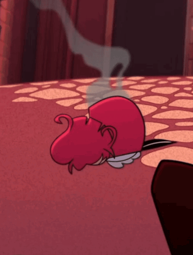 A Cartoon Drawing Of A Person Laying On The Floor GIF