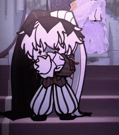 A Cartoon Drawing Of A Person With A Cape On GIF