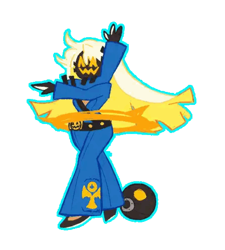 A Cartoon Drawing Of A Person With A Crown On Their Face Sticker