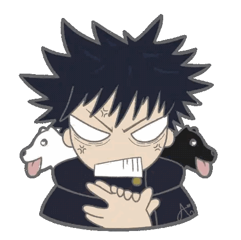 A Cartoon Drawing Of A Person With A Dog Behind Them Sticker