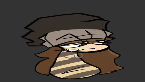 A Cartoon Drawing Of A Person With A Striped Shirt GIF