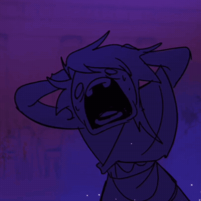 A Cartoon Drawing Of A Person With Their Mouth Wide Open GIF