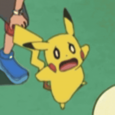 A Cartoon Drawing Of A Pikachu With The Words Whyyy On The Bottom GIF