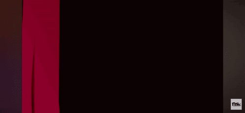 A Cartoon Drawing Of A Purple Monster With Yellow Eyes And Horns GIF