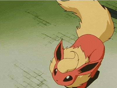 A Cartoon Drawing Of A Red Fox With A Long Tail GIF