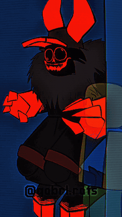 A Cartoon Drawing Of A Roblox Character With The Name Gobrl.rafs Below It GIF