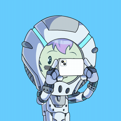 A Cartoon Drawing Of A Robot Taking A Picture GIF