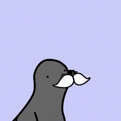 A Cartoon Drawing Of A Seal With A Mustache And The Words Diabeetus GIF