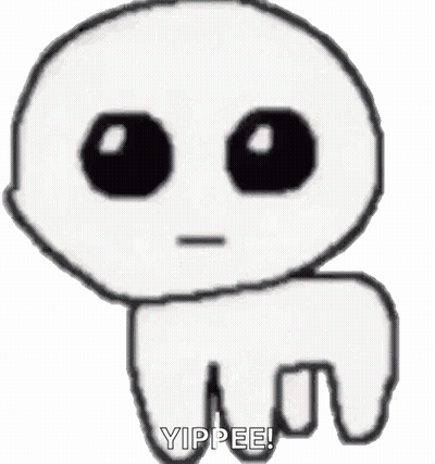 A Cartoon Drawing Of A Skull Holding A Bunch Of Colored Pencils GIF