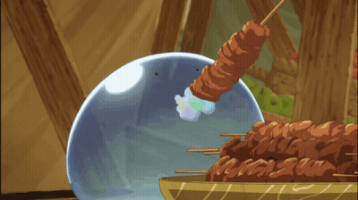 A Cartoon Drawing Of A Sphere With A Stick In It GIF