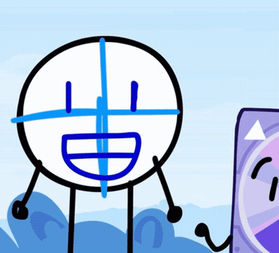 A Cartoon Drawing Of A Target With A Smiley Face On It GIF
