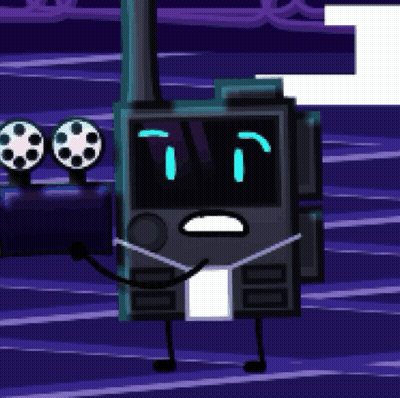A Cartoon Drawing Of A Walkie Talkie With Arms And Legs Tied To It GIF