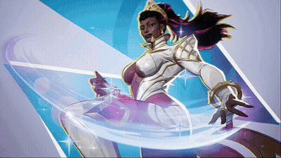 A Cartoon Drawing Of A Woman In A White Dress GIF