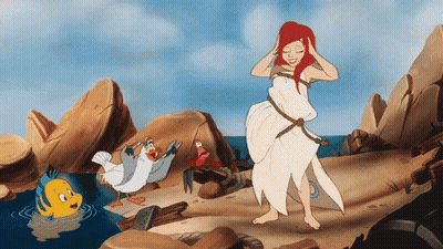 A Cartoon Drawing Of A Woman In A White Dress GIF