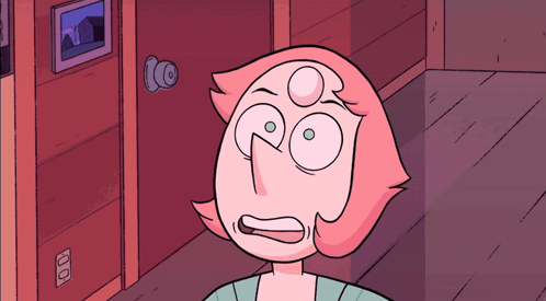 A Cartoon Drawing Of A Woman With A Pearl In Her Eye GIF