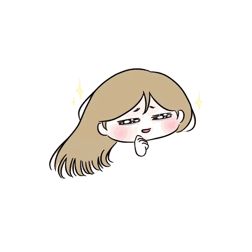 A Cartoon Drawing Of A Woman With Long Hair Sticker