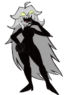 A Cartoon Drawing Of A Woman With Long Hair And A Crown On Her Head . Sticker
