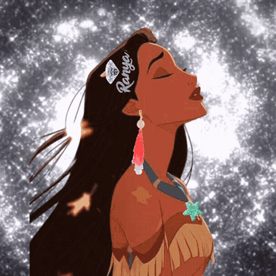 A Cartoon Drawing Of A Woman With The Name Tanya On Her Head GIF
