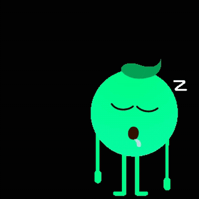 A Cartoon Drawing Of An Astronaut Sleeping In A Hammock With A Speech Bubble That Says " Nn " GIF