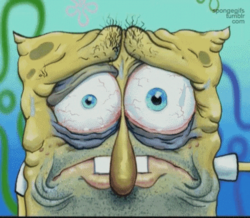 A Cartoon Drawing Of Spongebob With A Spongegifs Tumblr.com Logo In The Corner GIF