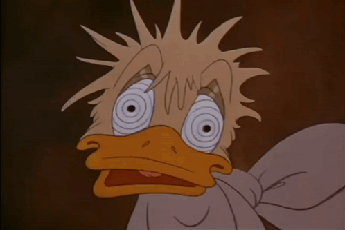 A Cartoon Duck Says I 'Ll Be Alright In Yellow GIF