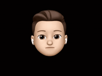 A Cartoon Face With A Tongue Sticking Out On A Black Background GIF