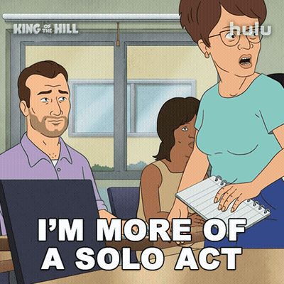 A Cartoon From King Of The Hill Shows A Man And A Woman GIF