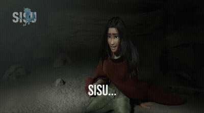 A Cartoon Girl Is Sitting On The Ground With The Words There Are A Few Things GIF
