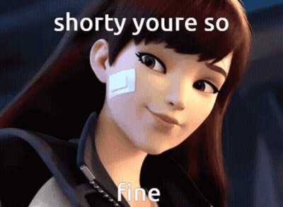 A Cartoon Girl With A Bandage On Her Face And The Words Shorty Youre So Fine Below Her GIF