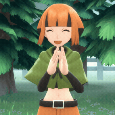 A Cartoon Girl With Orange Hair And A Green Cape GIF