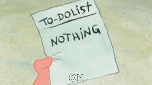 A Cartoon Hand Is Holding A Piece Of Paper With A Pencil On It . GIF