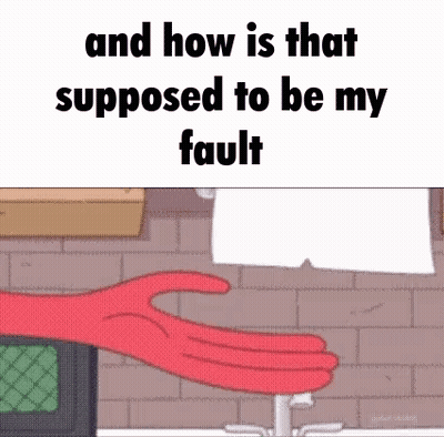 A Cartoon Hand Is Reaching For A Piece Of Paper That Is Supposed To Be A Fault . GIF