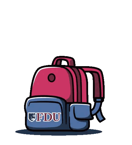A Cartoon Illustration Of A Backpack With The Words Back To School Behind It Sticker