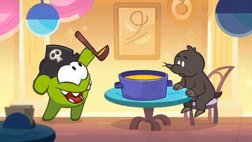 A Cartoon Illustration Of A Pirate And A Mole GIF