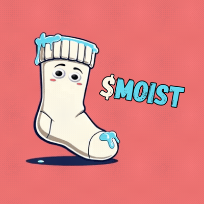 A Cartoon Illustration Of A Sock With A Face And The Words Smoist Below It GIF