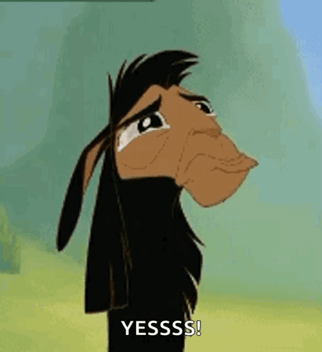 A Cartoon Llama From The Emperor 'S New Groove Is Making A Funny Face And Saying Yesss . GIF