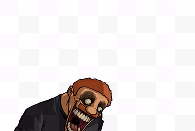 A Cartoon Man Holding A Sign That Says Subscribe GIF