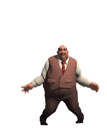A Cartoon Man In A Suit And Tie Is Flying Through The Air Sticker