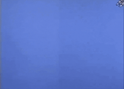 A Cartoon Mickey Mouse Is Flying Through The Air And Pointing Up GIF
