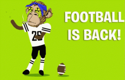 A Cartoon Monkey Wearing A Football Jersey With The Number 26 GIF