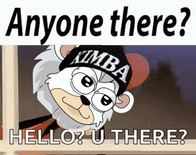 A Cartoon Monkey Wearing A Kimba Hat Says Hello GIF