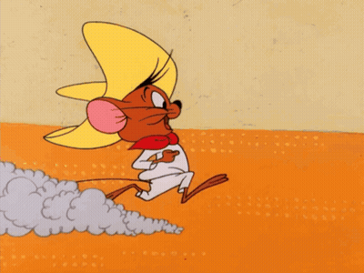 A Cartoon Mouse With A Red Scarf Around His Neck GIF