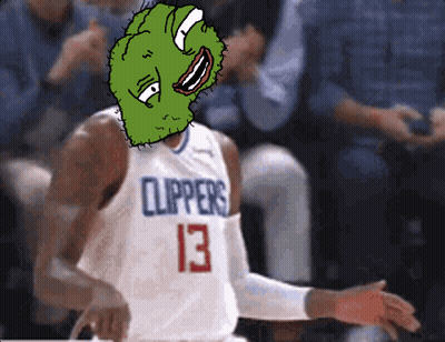 A Cartoon Of A Basketball Player With The Number 13 GIF