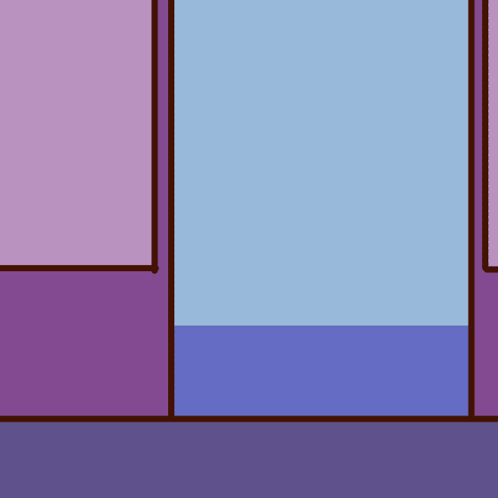A Cartoon Of A Bear Wearing Sunglasses Looking Out A Door GIF
