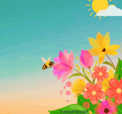 A Cartoon Of A Bird And A Bee With The Word Goo Below GIF