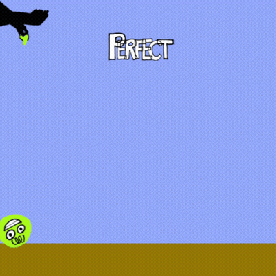 A Cartoon Of A Bird And A Yellow Ball With The Word Timing GIF