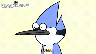 A Cartoon Of A Bird With The Word Uhhh On It GIF