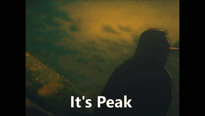 A Cartoon Of A Bird With The Words It 'S Peak Below It GIF