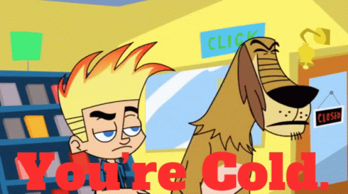 A Cartoon Of A Boy And A Dog With The Words " You 'Re Gold " GIF